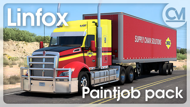 Linfox Paintjob Pack For American Truck Simulator Truckymods
